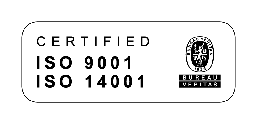 Certificados ISO 9001 e 14001